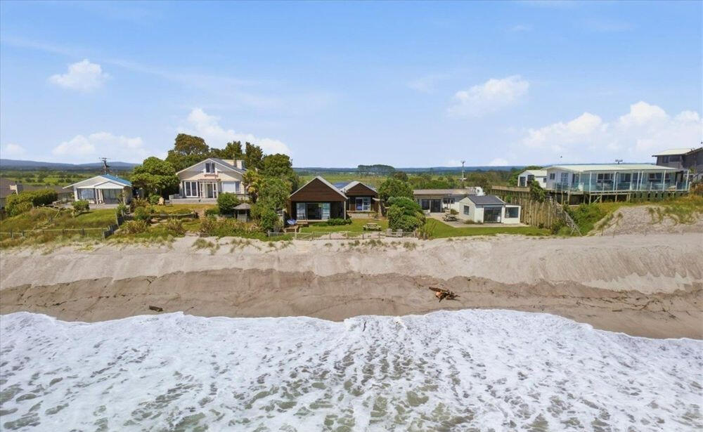 Waihi Beach seawall Waihi Beach coastal erosion