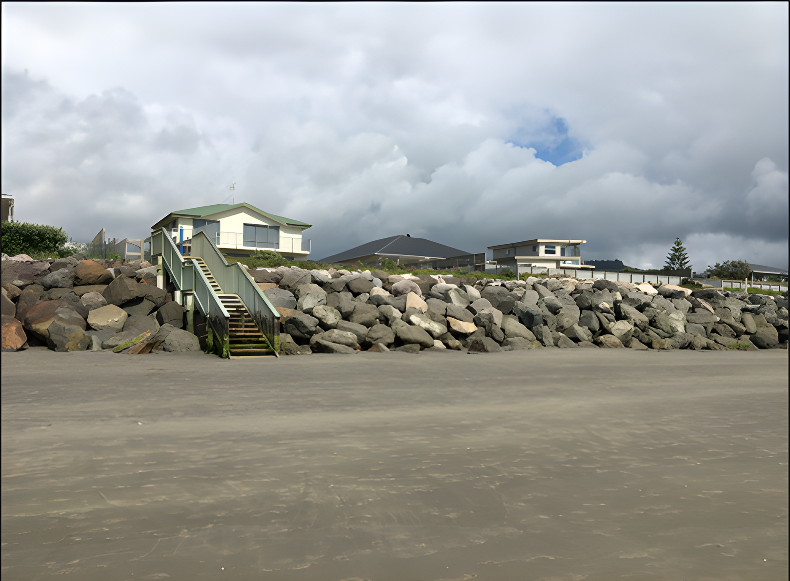 Waihi Beach seawall Waihi Beach coastal erosion protection